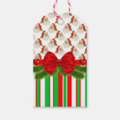 Kerstcadeautags Sinterklaas Streep Cadeaulabel (Voorkant)
