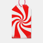 Kerstcadeautags/Snoep twist Cadeaulabel (Achterkant)