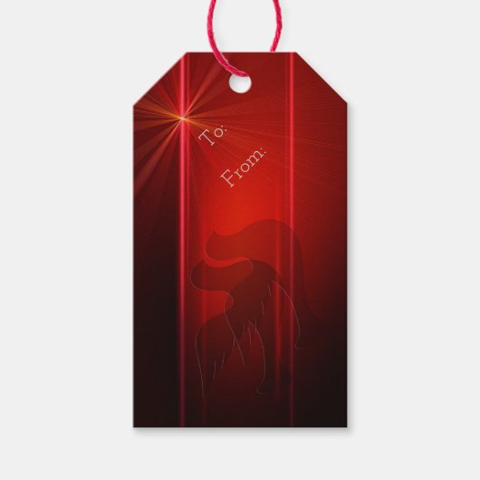 kerstcadeautags/stippen cadeaulabel (Voorkant)