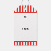 Kerstcadeautags surfen cadeaulabel (Achterkant)