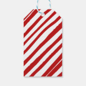 Kerstcadeautags - Vintage rode vrachtwagen Cadeaulabel (Achterkant)