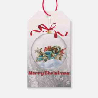 Kerstcadeautags voor feestelijke verpakkingen cadeaulabel