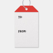 Kerstcadeautags voor hockey cadeaulabel (Achterkant)
