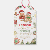 Kerstcadeautags voor iemand zoet cadeaulabel (Voorkant)