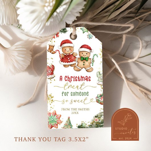 Kerstcadeautags voor iemand zoet cadeaulabel