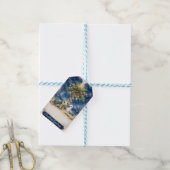 Kerstcadeautags Zeeschildpad Cadeaulabel (Met Touw)