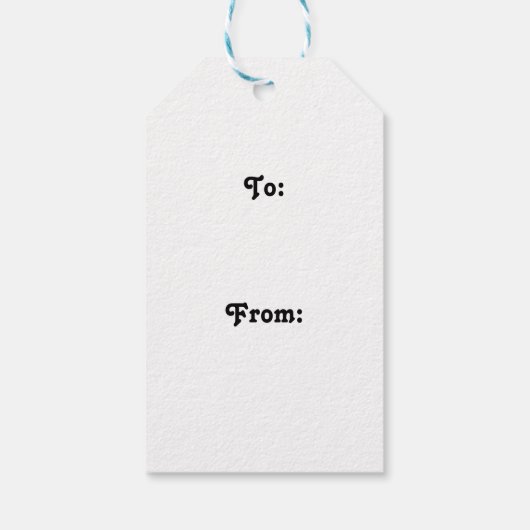 Kerstcadeautags zwemmen cadeaulabel (Achterkant)