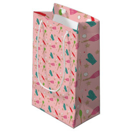 Kerstcadeautas 'Baking Spirits Bright' Klein Cadeauzakje