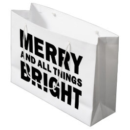 Kerstcadeautas | Blij & Alles Vol Licht Groot Cadeauzakje