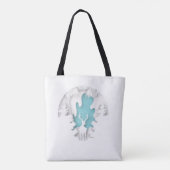 Kerstcadeautas – Feestelijke Kerstinkopen Tote Bag (Achterkant)
