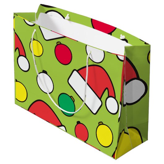 Kerstcadeautas Groot Cadeauzakje (Achterkant Gekanteld)