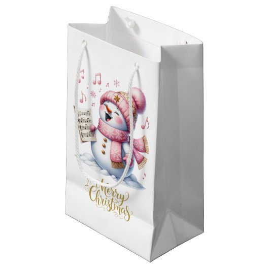 Kerstcadeautas Klein Cadeauzakje (Voorkant Gekanteld)