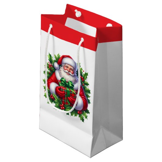 Kerstcadeautas Klein Cadeauzakje (Voorkant Gekanteld)