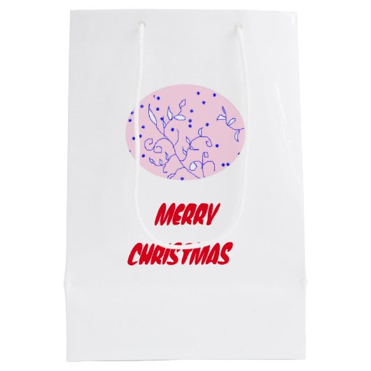 Kerstcadeautas Medium Cadeauzakje (Achterkant)