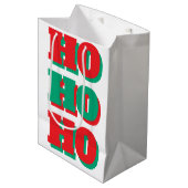 Kerstcadeautas Medium Cadeauzakje (Voorkant Gekanteld)
