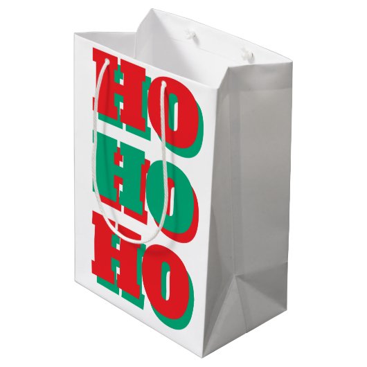 Kerstcadeautas Medium Cadeauzakje (Achterkant Gekanteld)