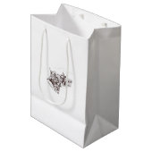 Kerstcadeautas medium cadeauzakje (Voorkant Gekanteld)