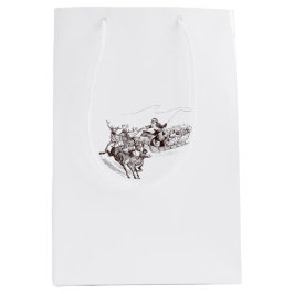 Kerstcadeautas  medium cadeauzakje