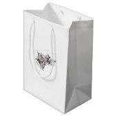 Kerstcadeautas medium cadeauzakje (Achterkant Gekanteld)