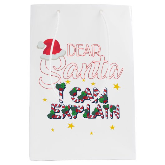 Kerstcadeautas Medium Cadeauzakje (Voorkant)