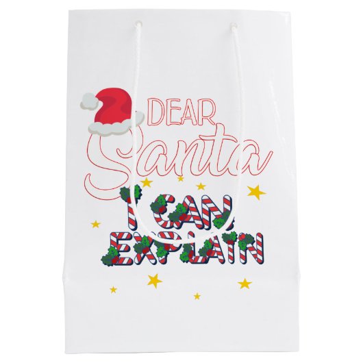 Kerstcadeautas Medium Cadeauzakje (Achterkant)