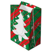 Kerstcadeautas Medium Cadeauzakje (Achterkant Gekanteld)
