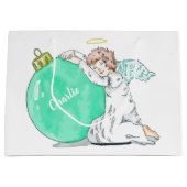 kerstcadeautas met kerstcadeaus, volgens de eigen large cadeautasje (Voorkant)