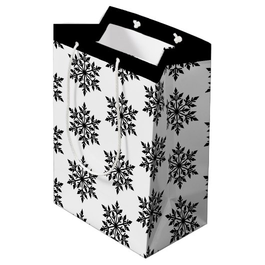 kerstcadeautas met snoepjes medium cadeauzakje (Achterkant Gekanteld)