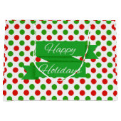 kerstcadeautas met wielpols groot cadeauzakje (Voorkant)