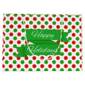 kerstcadeautas met wielpols groot cadeauzakje (Achterkant)