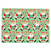 Kerstcadeautas voor hardlopers groot cadeauzakje (Achterkant)