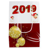 Kerstcadeautassen 2019 medium cadeauzakje (Achterkant)