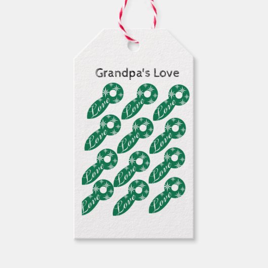 kerstcadeautassen cadeaulabel (Voorkant)