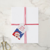 Kerstcadeautassen kerstcadeautjes die de kerstman  cadeaulabel (Met Touw)