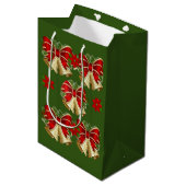 Kerstcadeautassen Medium Cadeauzakje (Voorkant Gekanteld)