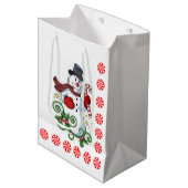 Kerstcadeautassen Medium Cadeauzakje (Voorkant Gekanteld)