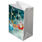 Kerstcadeautassen Medium Cadeauzakje (Voorkant Gekanteld)