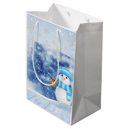 Kerstcadeautassen Medium Cadeauzakje (Achterkant Gekanteld)