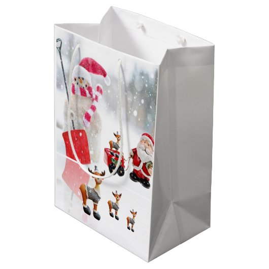 Kerstcadeautassen Medium Cadeauzakje (Achterkant Gekanteld)