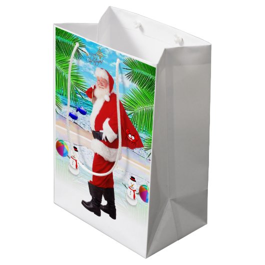 Kerstcadeautassen Medium Cadeauzakje (Achterkant Gekanteld)