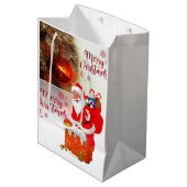 Kerstcadeautassen Medium Cadeauzakje (Voorkant Gekanteld)