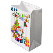 Kerstcadeautassen Medium Cadeauzakje (Voorkant Gekanteld)