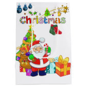 Kerstcadeautassen Medium Cadeauzakje (Achterkant)