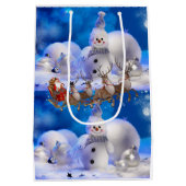 Kerstcadeautassen Medium Cadeauzakje (Achterkant)