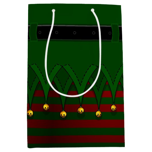 kerstcadeautassen voor feestdagen medium cadeauzakje (Voorkant)