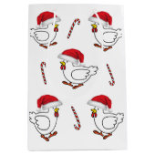 Kerstcadeautassen voor kuikens medium cadeauzakje (Voorkant)