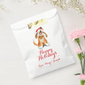 kerstcadeautassen voor zingende honden bedankzakje (Gezegeld)