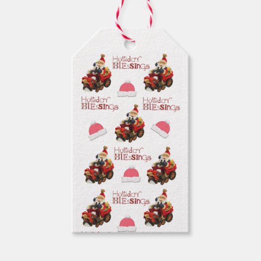 kerstcadeautassen zegenen cadeaulabel (Voorkant)