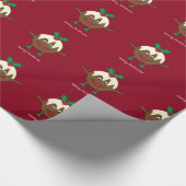 kerstcadeautekenfilm cadeaupapier (Hoek)