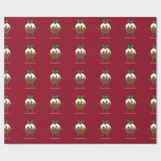 kerstcadeautekenfilm cadeaupapier (Vlak)